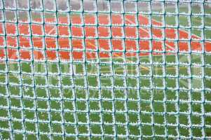 Frosty fence