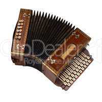 Vintage brown accordion
