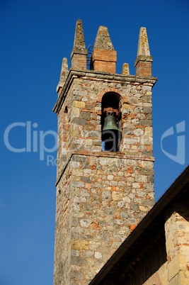 Bell tower in Monteriggioni