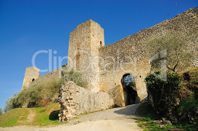 The walls of Monteriggioni