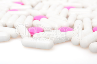 Pink Pills and White Capsule