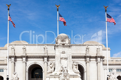 Columbus Fountain Union Station Washington dc