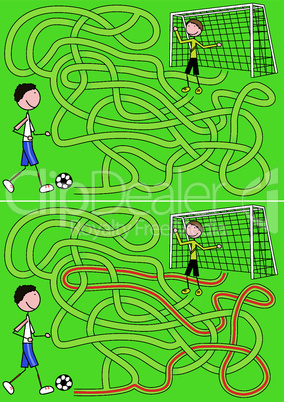 Football maze