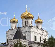 cupola of trinity cathedral in ipatiev monastery