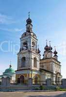 trinity church and vvedensky in ples, russia