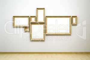 blank frames in the gallery