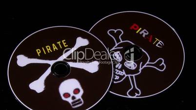 Broken pirated disc