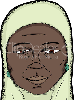 Smiling Muslim Woman