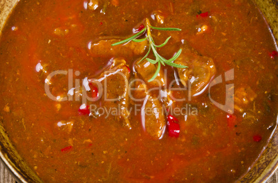 Goulash soup