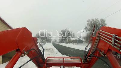 Tractor in snow storm P HD 002