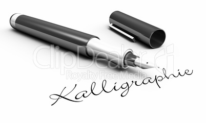 Kalligraphie - Stift Konzept