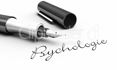 Psychologie - Stift Konzept