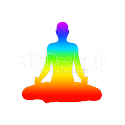 Rainbow Meditation Symbol