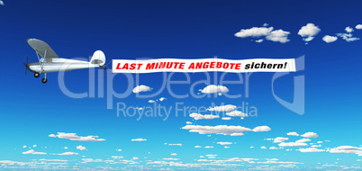 Luftmarketing - Last Minute Angebote sichern!