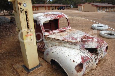 Abandoned car