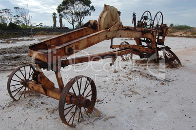 Abandoned farming implement