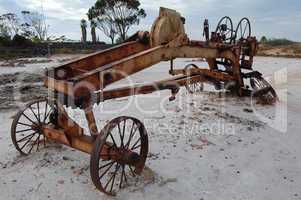 Abandoned farming implement