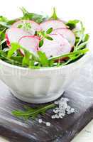 Salat mit Radieschen / salad with radish