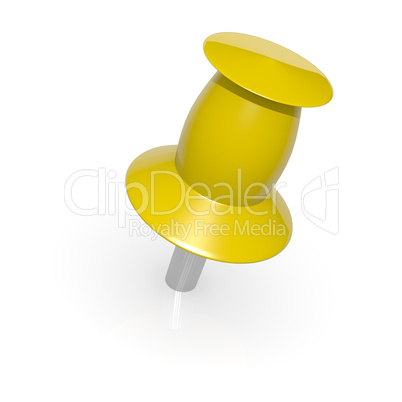Yellow thumbtack