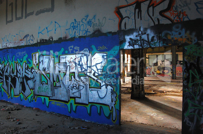 Graffitti on the walls