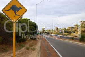 Road sign in Australia