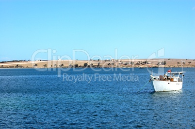 Boat near coast