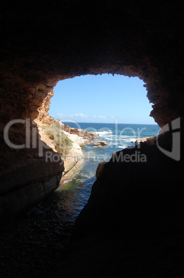 View from the cave