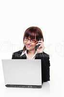 Businesswoman On Mobile Phone
