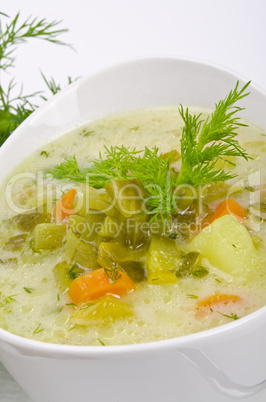 Cucumber soup