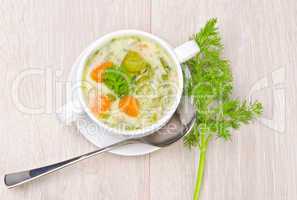 Cucumber soup