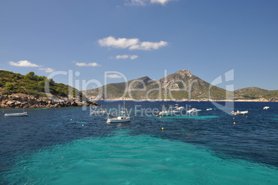 Blick von Sant Elm zur Dragonera-Insel