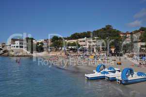 Strand bei Sant Elm, mallorca