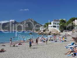 Strand bei Sant Elm, mallorca