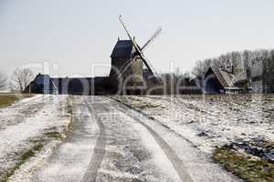 Bockwindmühle im Winter