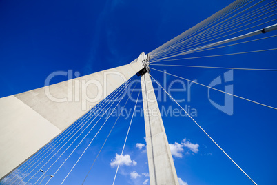 Suspension Bridge Abstract Architecture