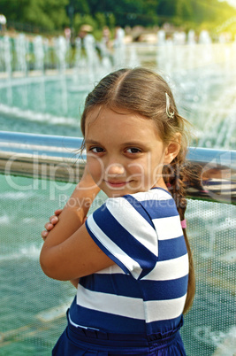 Portrait of the little girl