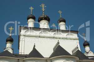 domes of russian monastery