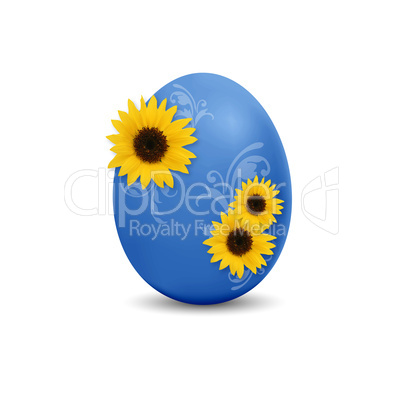 Blue Easter Egg