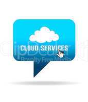 Cloud Services Speech Bubble