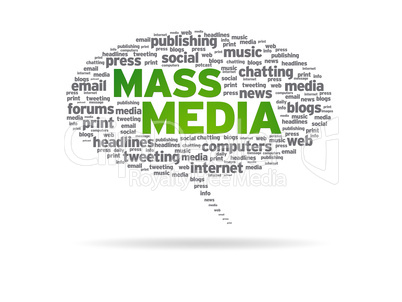 Speech Bubble - Mass Media