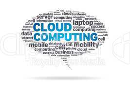 Speech Bubble - Cloud Computing