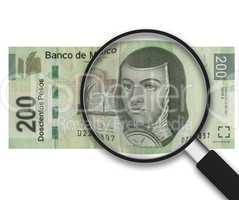 Magnifying Glass - 200 Pesos - Front Side