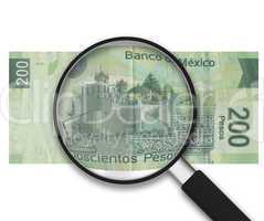Magnifying Glass - 200 Pesos - Back Side