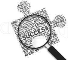 Magnifying Glass - Success Puzzle