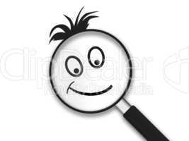Magnifying Glass Smiley