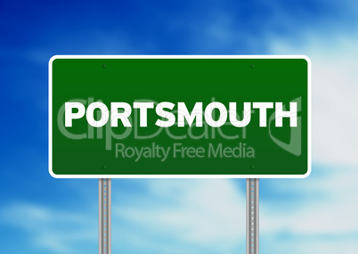 Green Road Sign -  Portsmouth, England