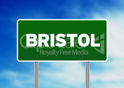 Green Road Sign -  Bristol, England