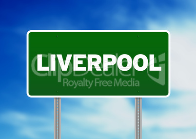 Green Road Sign -  Liverpool, England