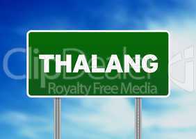 Green Road Sign - Thalang, Thailand