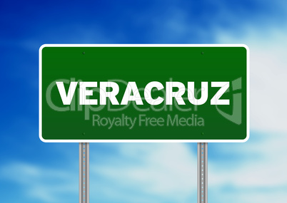 Green Road Sign - Veracruz